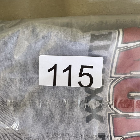 VTG Tampa Bay Buccaneers T-Shirt Mens XL Gray‎ Long Sleeve NFL Superbowl Y2K - Picture 7 of 7